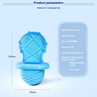 HKM-0902077 Cooling Water Injection Ice Candy Molar Toy for Dogs - Available in Rock Candy, Pacifier, and Ring Designs
