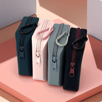 HKM-0903485 Outdoor Portable Silicone Dog Food Storage Bag - Handbag Style, Food-Grade Silicone, 4 Colors Available