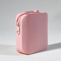 HKM-0903485 Outdoor Portable Silicone Dog Food Storage Bag - Handbag Style, Food-Grade Silicone, 4 Colors Available