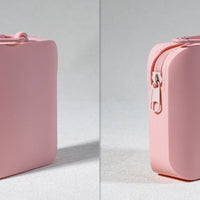 HKM-0903485 Outdoor Portable Silicone Dog Food Storage Bag - Handbag Style, Food-Grade Silicone, 4 Colors Available