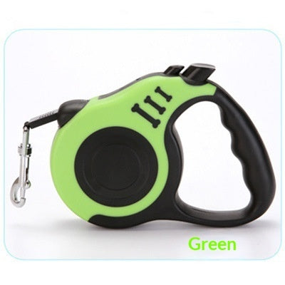 HKM-0906813 Automatic Telescopic Pet Leash with One-Handed Braking System, Eco-Friendly Materials, 3m & 5m Options