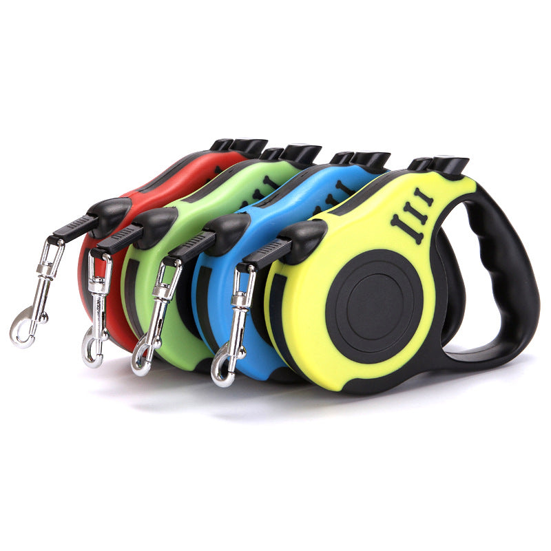 HKM-0906813 Automatic Telescopic Pet Leash with One-Handed Braking System, Eco-Friendly Materials, 3m & 5m Options