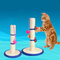 HKM-0907197 Sisal Cat Scratching Column with Round Base - Available in Trumpet and Large Sizes