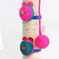 HKM-0907197 Sisal Cat Scratching Column with Round Base - Available in Trumpet and Large Sizes