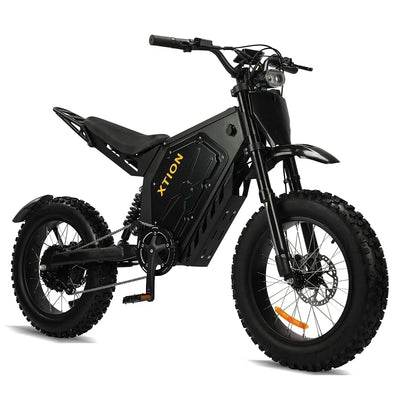 HKM-090899 3000W Electric Mountain Bike with 60V 20Ah Battery, 45MPH Speed, Dual Hydraulic Disc Brakes, & 7-Speed Gears