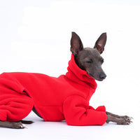 HKM-0909373 Cozy Red Lamb Wool Dog Fashion Clothes for All Sizes