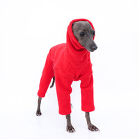 HKM-0909373 Cozy Red Lamb Wool Dog Fashion Clothes for All Sizes