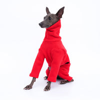 HKM-0909373 Cozy Red Lamb Wool Dog Fashion Clothes for All Sizes