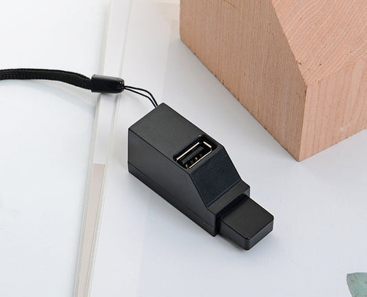 HKM-091027 Mini Portable USB Extension Hub with Custom Logo Printing and High-Speed Data Transfer (480-5 Gbps)