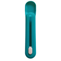 HKM-0910781 Durable Plastic Cat Feeder Spoon with Colorful Lids - 20cm Long