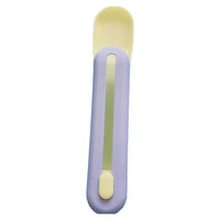 HKM-0910781 Durable Plastic Cat Feeder Spoon with Colorful Lids - 20cm Long