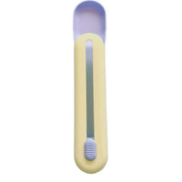 HKM-0910781 Durable Plastic Cat Feeder Spoon with Colorful Lids - 20cm Long