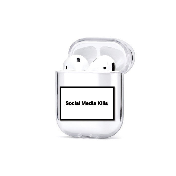 HKM-091091 Transparent Hard Shell Case for Bluetooth Earbuds, Compatible with AirPods 1st/2nd Gen & Pro