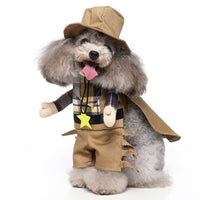 HKM-0911165 Funny Cartoon Dog Costume with Hat and Cloak for Halloween and Holiday Dress-Up