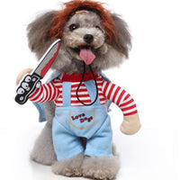 HKM-0911165 Funny Cartoon Dog Costume with Hat and Cloak for Halloween and Holiday Dress-Up