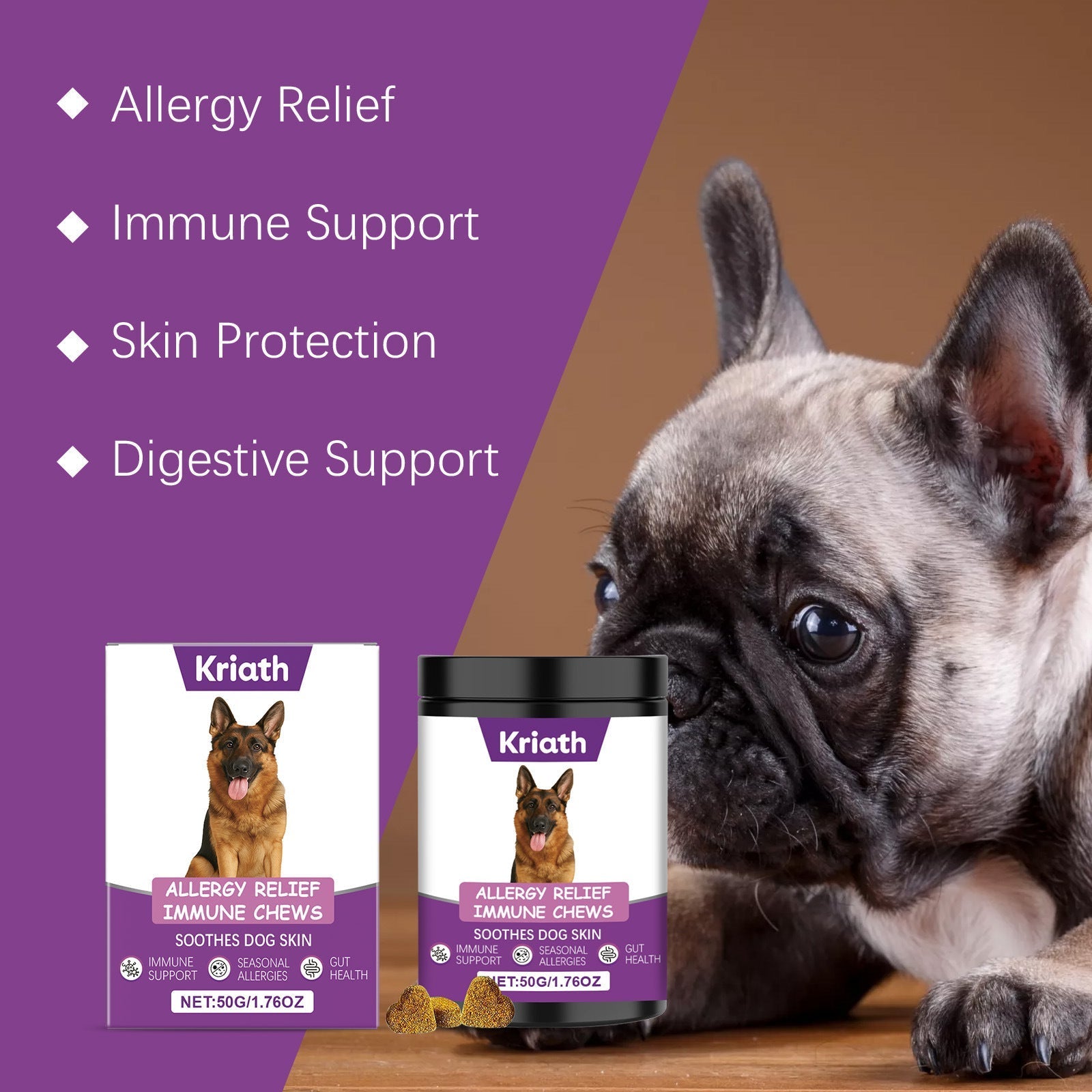 HKM-0912829 Allergy Relief Chewable Tablets for Immune Support