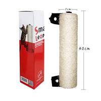 HKM-0912957 Wear-Resistant Sisal Cat Scratching Post for Cat Cages - 7x40cm & 9x35cm Options Available