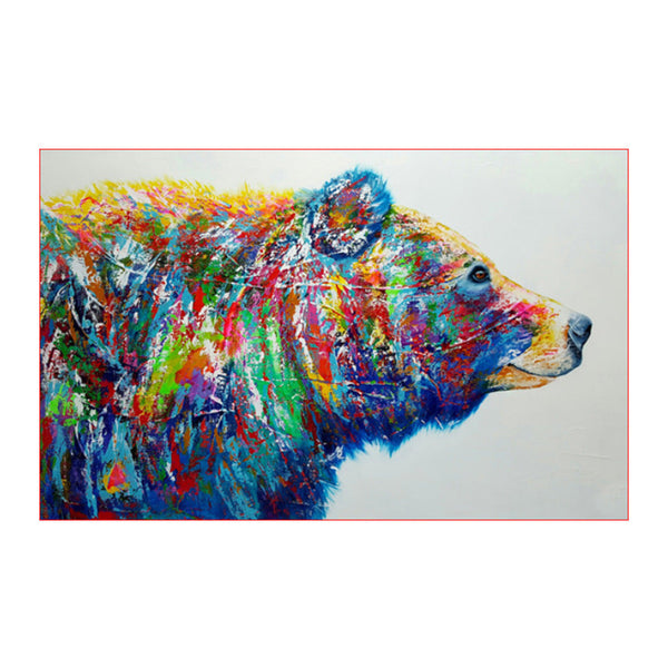 HKM-091347 Frameless Handmade Still Life Digital Painting on Linen - 40x50 cm