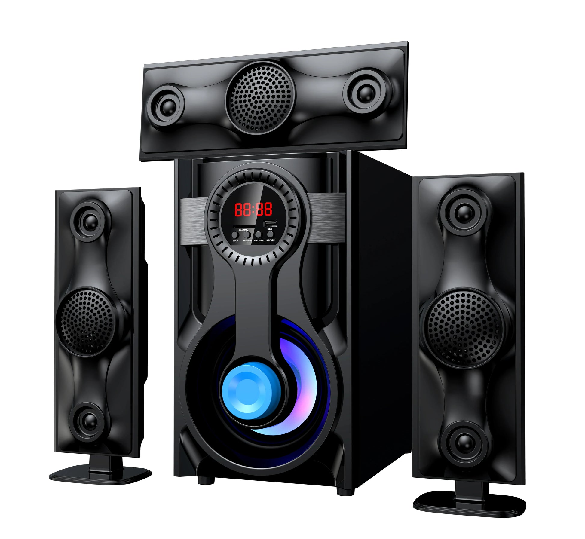 HKM-091347 High-Fidelity Bluetooth Home Theatre Speaker with Loud Sound and Multimedia Capability