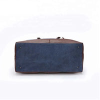HKM-091411 Vintage Cotton Canvas Duffle Bag for Weekend Travel - Stylish and Practical Design