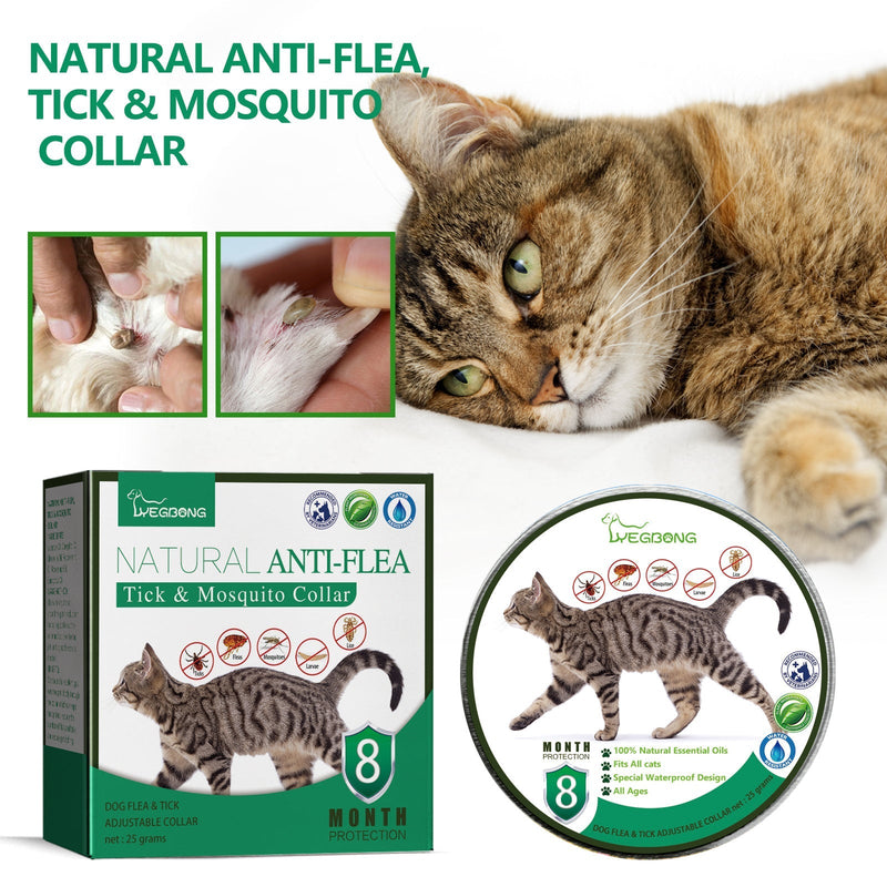HKM-0914749 Adjustable Pet Insect-Proof Collar with Natural Essential Oils