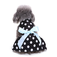 HKM-0915133 Polka Dot Summer Dress for Pets - Watermelon and Strawberry Skirt, Polyester Material, Various Sizes
