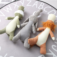 HKM-0915389 Plush Cartoon Puppy Dog Toy for Small Dogs - Chew, Squeak, and Cuddle Companion