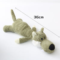 HKM-0915389 Plush Cartoon Puppy Dog Toy for Small Dogs - Chew, Squeak, and Cuddle Companion