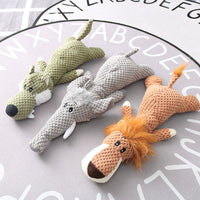HKM-0915389 Plush Cartoon Puppy Dog Toy for Small Dogs - Chew, Squeak, and Cuddle Companion