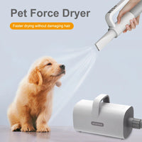 HKM-091603 Adjustable Speed & Temperature Pet Hair Dryer with Grooming Force Blower for Cats and Dogs