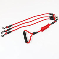 HKM-0916541 Triple Dog Leash for All Sizes - Suitable for XS to L (Up to 60 kg)