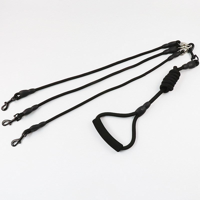 HKM-0916541 Triple Dog Leash for All Sizes - Suitable for XS to L (Up to 60 kg)