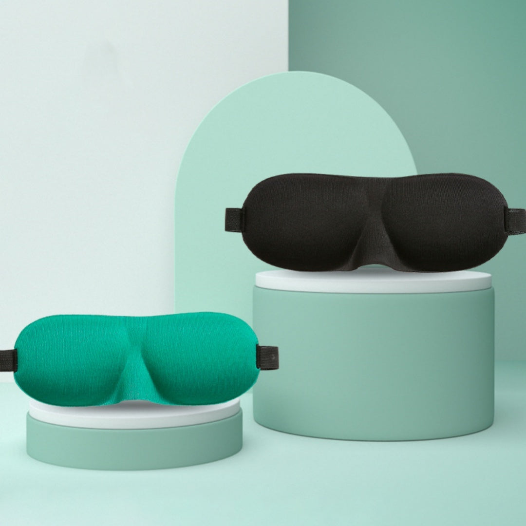 HKM-091667 3D Blackout Sleep Eye Mask – Breathable Polyester in Various Colors