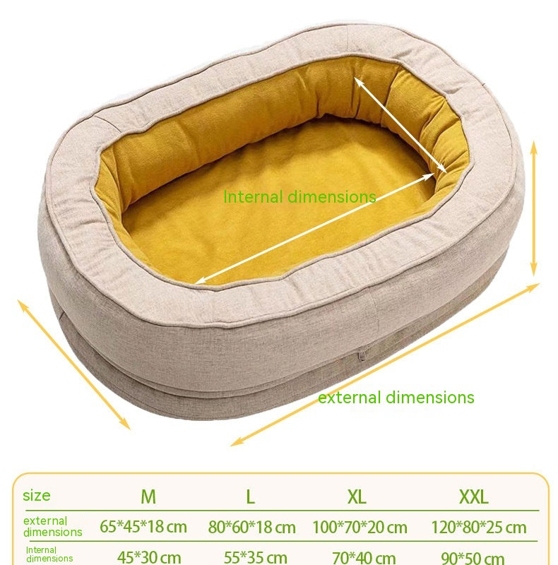 HKM-0916797 Removable and Washable Medium to Extra Large Dog Kennel for All Seasons