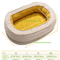 HKM-0916797 Removable and Washable Medium to Extra Large Dog Kennel for All Seasons