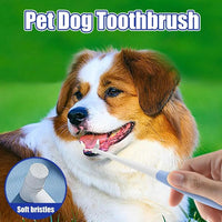 HKM-0918205 Cat and Small Dog Toothbrush with Soft Bristles and Anti-Slip Handle for Gentle Oral Care