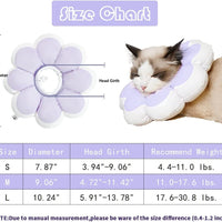 HKM-0919997 Soft Breathable Recovery Cone for Cats and Puppies - Easy-to-Clean E-Collar for Post-Surgery Care