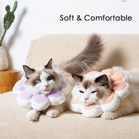 HKM-0919997 Soft Breathable Recovery Cone for Cats and Puppies - Easy-to-Clean E-Collar for Post-Surgery Care