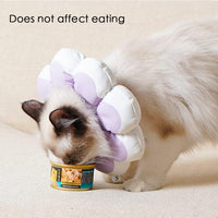 HKM-0919997 Soft Breathable Recovery Cone for Cats and Puppies - Easy-to-Clean E-Collar for Post-Surgery Care