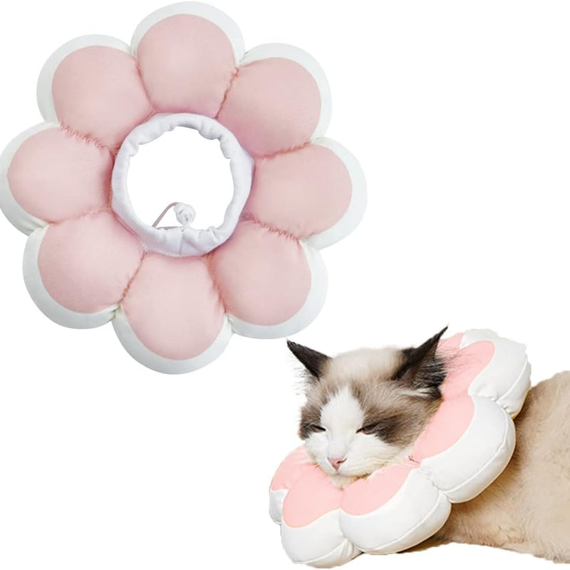 HKM-0919997 Soft Breathable Recovery Cone for Cats and Puppies - Easy-to-Clean E-Collar for Post-Surgery Care