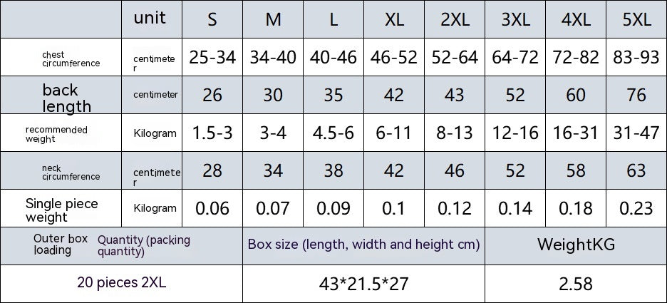 HKM-0920125 Basketball Shell Jacket for Pets in Various Sizes