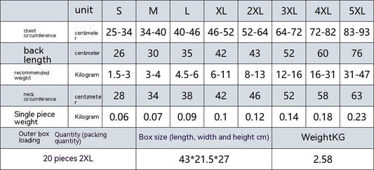 HKM-0920125 Basketball Shell Jacket for Pets in Various Sizes