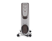 HKM-092115 Portable Oil-Filled Radiator Heater with Adjustable Thermostat and Safety Features