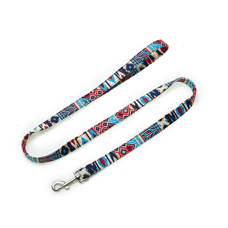 HKM-0922301 Ethnic Bohemian Traction Belt with Colorful Design