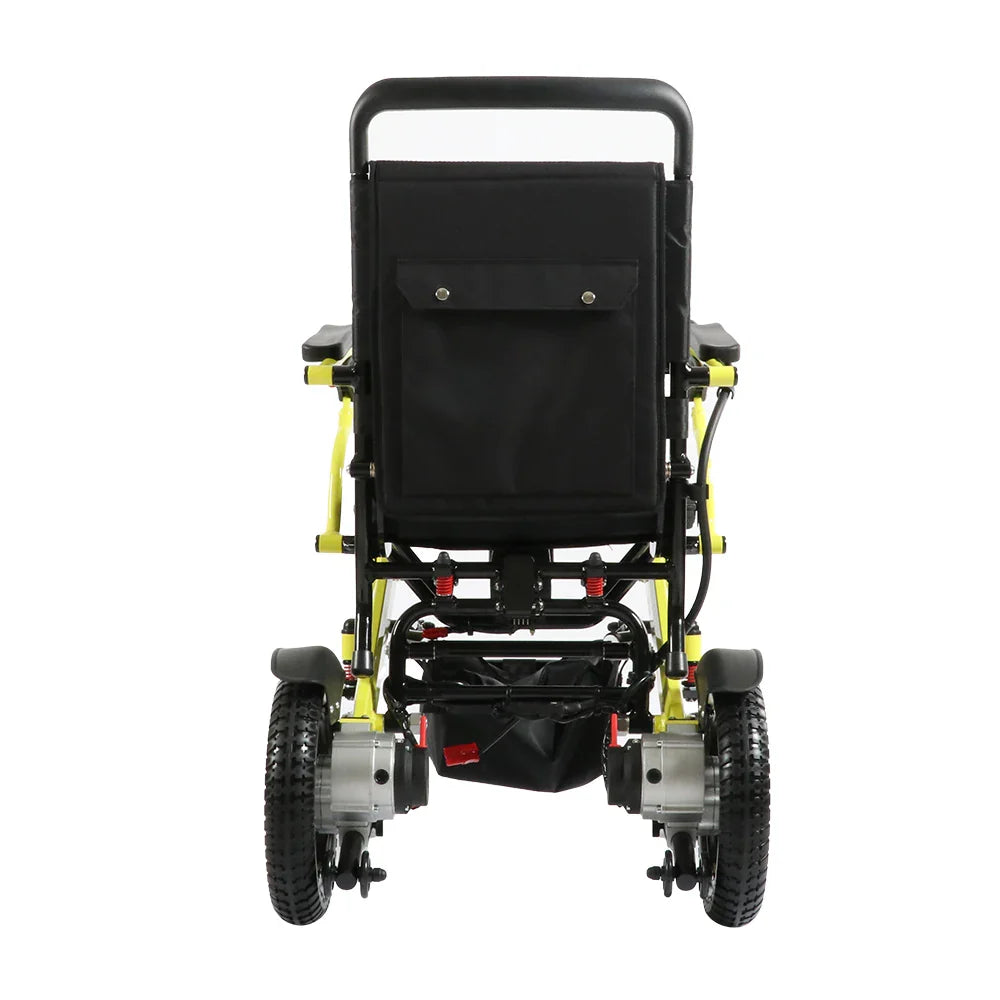 HKM-092371 Portable Aluminum Alloy Electric Wheelchair - Model D25A, 10-15km Range, 120 kg Load Capacity