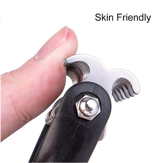 HKM-0924093 All-in-One Pet Dematting Comb with Stainless Steel Teeth and Double-Sided Design for Effective Grooming