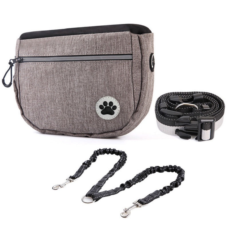 HKM-0924733 All-Purpose Outdoor Dog Training Waist Bag with Snack Compartment and Accessories