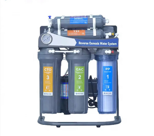 HKM-092691 High Capacity 7-Stage Reverse Osmosis Water Purifier for Household Use