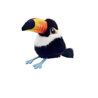 HKM-0927933 Small Plush Fat Cat Toy - Self-Hi Relieving Simulation Bird for Pets