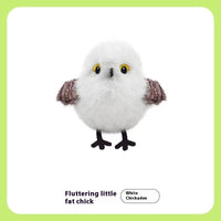 HKM-0927933 Small Plush Fat Cat Toy - Self-Hi Relieving Simulation Bird for Pets